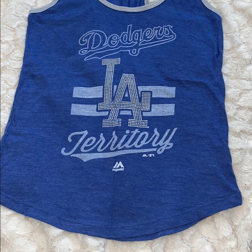 Dodgers racerback top